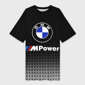 Платье-футболка 3D с принтом BMW в Санкт-Петербурге,  |  | bmw | bmw лого | bmw марка | bmw эмблема | бмв | бмв значок | бмв лого | бмв эмблема | бэха | значок bmw | лого автомобиля | логотип bmw | марка бмв | черно белый значок бмв