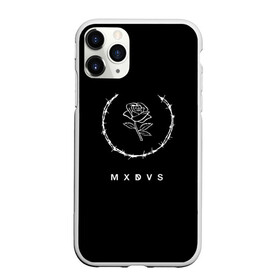 Чехол для iPhone 11 Pro матовый с принтом MXDVS в Санкт-Петербурге, Силикон |  | +32 | 32 | logo | mxdvs | бренд | бренд mxdvs | бренловые картинки | лого | лого mxdvs | логотип | логотип mxdvs | мхдвс | прикольные картинки | роза | шипы