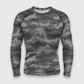 Мужской рашгард 3D с принтом КАМУФЛЯЖ GREY в Санкт-Петербурге,  |  | camouflage | армия | военная форма | военный | вооружение | вооруженные силы | защита | защитный цвет | камуфляж | коричневый | маскировка | серый | солдат | униформа | форма | хаки