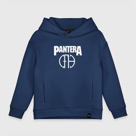 Детское худи Oversize хлопок с принтом Pantera. в Санкт-Петербурге, френч-терри — 70% хлопок, 30% полиэстер. Мягкий теплый начес внутри —100% хлопок | боковые карманы, эластичные манжеты и нижняя кромка, капюшон на магнитной кнопке | Тематика изображения на принте: pantera | американская метал группа | грув метал | группа | музыка | пантера | рок | рок группа