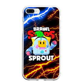 Чехол для iPhone 7Plus/8 Plus матовый с принтом BRAWL STARS SPROUT в Санкт-Петербурге, Силикон | Область печати: задняя сторона чехла, без боковых панелей | 8 bit | 8 бит | bibi | brawl stars | crow | el brown | leon | leon shark | max | mr.p | phoenix | sally leon | shark | sprout | stars | virus | werewolf | акула | биби | вирус | ворон | леон | оборотень | пингвин