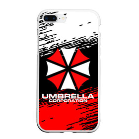 Чехол для iPhone 7Plus/8 Plus матовый с принтом Umbrella Corporation в Санкт-Петербурге, Силикон | Область печати: задняя сторона чехла, без боковых панелей | resident evil | umbrella corporation | амбрелла | амбрелла корпорейшн | вирус | вымышленная военная и фармацевтическая корпорация | игра | умбрелла