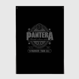 Постер с принтом PanterA 100% METAL в Санкт-Петербурге, 100% бумага
 | бумага, плотность 150 мг. Матовая, но за счет высокого коэффициента гладкости имеет небольшой блеск и дает на свету блики, но в отличии от глянцевой бумаги не покрыта лаком | группа | метал | металика | металл | пантера | рок | тяжелый | хэви