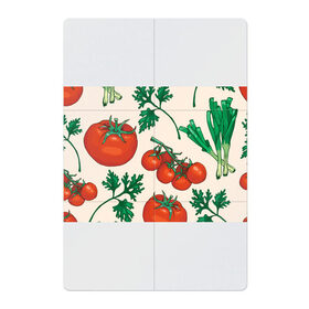 Магнитный плакат 2Х3 с принтом Летние овощи в Санкт-Петербурге, Полимерный материал с магнитным слоем | 6 деталей размером 9*9 см | 3d | зелень | летние | лето | лук | овощи | петрушка | помидоры | популярные | томаты