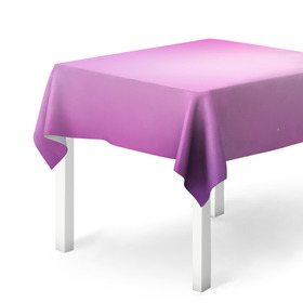 Скатерть 3D с принтом Нежный фиолет в Санкт-Петербурге, 100% полиэстер (ткань не мнется и не растягивается) | Размер: 150*150 см | нежный цвет | плавный переход | розовый | фиолетовый