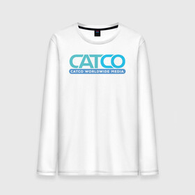 Мужской лонгслив хлопок с принтом CatCo в Санкт-Петербурге, 100% хлопок |  | Тематика изображения на принте: catco | supergirl | vdzabma | кэтко | супергерл