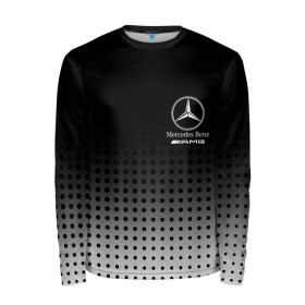 Мужской лонгслив 3D с принтом Mercedes-Benz в Санкт-Петербурге, 100% полиэстер | длинные рукава, круглый вырез горловины, полуприлегающий силуэт | amg | mercedes | mercedes значок | mercedes лого | mercedes марка | амг | бенц | лого автомобиля | логотип мерседес | мерин | мерс | мерседес | мерседес бенз | мерседес лого | мерседес эмблема