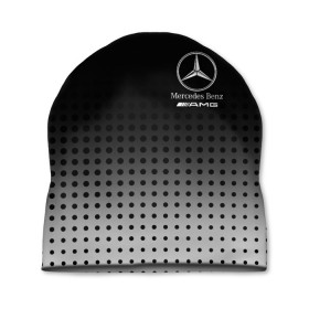 Шапка 3D с принтом Mercedes-Benz в Санкт-Петербурге, 100% полиэстер | универсальный размер, печать по всей поверхности изделия | amg | mercedes | mercedes значок | mercedes лого | mercedes марка | амг | бенц | лого автомобиля | логотип мерседес | мерин | мерс | мерседес | мерседес бенз | мерседес лого | мерседес эмблема