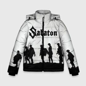 Зимняя куртка для мальчиков 3D с принтом Sabaton в Санкт-Петербурге, ткань верха — 100% полиэстер; подклад — 100% полиэстер, утеплитель — 100% полиэстер | длина ниже бедра, удлиненная спинка, воротник стойка и отстегивающийся капюшон. Есть боковые карманы с листочкой на кнопках, утяжки по низу изделия и внутренний карман на молнии. 

Предусмотрены светоотражающий принт на спинке, радужный светоотражающий элемент на пуллере молнии и на резинке для утяжки | battle metal | sabaton | военная тематика | военные песни | война | история войны | классика | музыка | патриотизм | рок | рок группа | сабатон | солдаты | шведская хэви пауэр метал группа