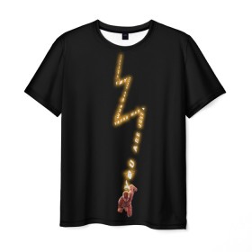 Мужская футболка 3D с принтом The Flash в Санкт-Петербурге, 100% полиэфир | прямой крой, круглый вырез горловины, длина до линии бедер | barry allen | the flash | vdzabma | барри аллен | флэш
