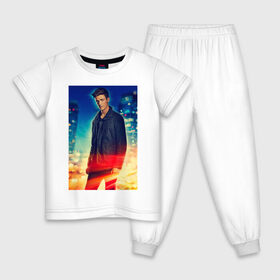 Детская пижама хлопок с принтом The Flash в Санкт-Петербурге, 100% хлопок |  брюки и футболка прямого кроя, без карманов, на брюках мягкая резинка на поясе и по низу штанин
 | barry allen | the flash | vdzabma | барри аллен | флэш