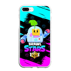 Чехол для iPhone 7Plus/8 Plus матовый с принтом Brawl Stars SPROUT в Санкт-Петербурге, Силикон | Область печати: задняя сторона чехла, без боковых панелей | bibi | brawl stars | crow | leon | leon shark | max | mecha crow | mr.p | sally leon | shark | sprout | virus 8 bit | берли | биби | бравл старс | вирус 8 бит | ворон | леон | макс | мешха кров | оборотень | спроут | сэли леон