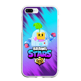 Чехол для iPhone 7Plus/8 Plus матовый с принтом BRAWL STARS SPROUT в Санкт-Петербурге, Силикон | Область печати: задняя сторона чехла, без боковых панелей | 8 bit | brawl stars | brawl stars sprout | crow | leon shark | max | mr.p | sally leon | shark | sprout | tara | werewolf leon | берли | бравл старс | ворон | макс | оборотень | спроут | тара