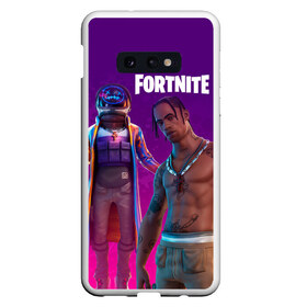 Чехол для Samsung S10E с принтом Travis Scott Fortnite в Санкт-Петербурге, Силикон | Область печати: задняя сторона чехла, без боковых панелей | Тематика изображения на принте: 23 24 апреля | astronomical | epic games | fortnite | travis scott | концерт | концерт рэпера трэвиса скотта в fortnite | скин travis scott | тревис | трэвис скот | трэвис скотт | фортнайт