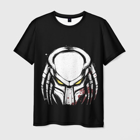Мужская футболка 3D с принтом Predator в Санкт-Петербурге, 100% полиэфир | прямой крой, круглый вырез горловины, длина до линии бедер | alien | arnold | dutch | grounds | horror | hunting | predator | schwarzenegger | арнольд | голландец | датч | инопланетянин | ужасы | хищник | чужой | шварценеггер