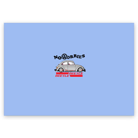 Поздравительная открытка с принтом Volkswagen Beetle в Санкт-Петербурге, 100% бумага | плотность бумаги 280 г/м2, матовая, на обратной стороне линовка и место для марки
 | volkswagen beetle | авто | битл | гонки | жук | машина | фольц | фольцваген