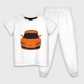 Детская пижама хлопок с принтом Lamborghini Huracan в Санкт-Петербурге, 100% хлопок |  брюки и футболка прямого кроя, без карманов, на брюках мягкая резинка на поясе и по низу штанин
 | huracan | lambo | lamborghini | racecar | sportcar