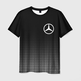 Мужская футболка 3D с принтом MERCEDES-BENZ AMG в Санкт-Петербурге, 100% полиэфир | прямой крой, круглый вырез горловины, длина до линии бедер | amg | auto | brabus | mercedes | sport | авто | автомобиль | автомобильные | амг | брабус | бренд | марка | машины | мерседес | спорт