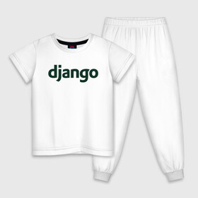 Детская пижама хлопок с принтом Django в Санкт-Петербурге, 100% хлопок |  брюки и футболка прямого кроя, без карманов, на брюках мягкая резинка на поясе и по низу штанин
 | Тематика изображения на принте: django | джанго