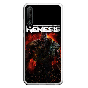 Чехол для Honor P30 с принтом Nemesis в Санкт-Петербурге, Силикон | Область печати: задняя сторона чехла, без боковых панелей | Тематика изображения на принте: jill valentine | nemesis | racoon city | resident evil | resident evil 3 | обитель зла | ракун сити