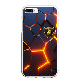 Чехол для iPhone 7Plus/8 Plus матовый с принтом LAMBORGHINI в Санкт-Петербурге, Силикон | Область печати: задняя сторона чехла, без боковых панелей | auto | brand | lamborghini | sport | авто | автомобиль | автомобильные | бренд | ламборгини | марка | машины | спорт