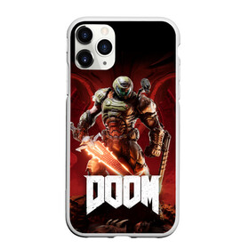 Чехол для iPhone 11 Pro Max матовый с принтом Doom в Санкт-Петербурге, Силикон |  | Тематика изображения на принте: aerospace | corporation | doom | doomguy | eternal | mars | shooter | slayer | uac | union | дум | корпорация | марс | объединённая | палач | рока | солдат | шутер