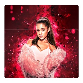 Магнитный плакат 3Х3 с принтом Ariana в Санкт-Петербурге, Полимерный материал с магнитным слоем | 9 деталей размером 9*9 см | ariana grande | music | singer | альбом | ариана гранде | арт | девушки | звезда | знаменитость | любимые | музыка | певцы | персонаж | портрет | сша