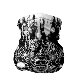 Бандана-труба 3D с принтом QUEEN. в Санкт-Петербурге, 100% полиэстер, ткань с особыми свойствами — Activecool | плотность 150‒180 г/м2; хорошо тянется, но сохраняет форму | queen | британская рок группа | квин | куин | кьюин | мистер робот | музыка | рами малек | рок | рок музыка | фредди меркьюри