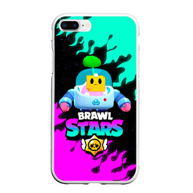 Чехол для iPhone 7Plus/8 Plus матовый с принтом BRAWL STARS (SPROUT) [26] в Санкт-Петербурге, Силикон | Область печати: задняя сторона чехла, без боковых панелей | 8 bit | android | brawl | brawl stars | clash | clash royale | game | leon | royale | sprout | stars | андроид | игра | кольт | леон | мобильные игры | спраут