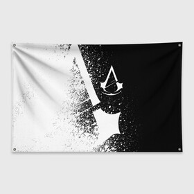 Флаг-баннер с принтом Assassin’s Creed [03] в Санкт-Петербурге, 100% полиэстер | размер 67 х 109 см, плотность ткани — 95 г/м2; по краям флага есть четыре люверса для крепления | ezio | game | ubisoft | ассасин крид | кредо ассасина | эцио