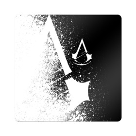 Магнит виниловый Квадрат с принтом Assassin’s Creed [03] в Санкт-Петербурге, полимерный материал с магнитным слоем | размер 9*9 см, закругленные углы | ezio | game | ubisoft | ассасин крид | кредо ассасина | эцио