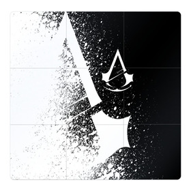 Магнитный плакат 3Х3 с принтом Assassin’s Creed [03] в Санкт-Петербурге, Полимерный материал с магнитным слоем | 9 деталей размером 9*9 см | ezio | game | ubisoft | ассасин крид | кредо ассасина | эцио