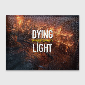 Обложка для студенческого билета с принтом DYING LIGHT (Z) в Санкт-Петербурге, натуральная кожа | Размер: 11*8 см; Печать на всей внешней стороне | Тематика изображения на принте: dying light | dying light 2 | survival horror | zombie | апокалипсис | даинг лайт | зомби | зомби апокалипсис | конец света | угасающий свет