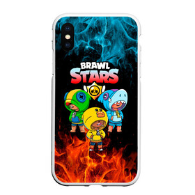 Чехол для iPhone XS Max матовый с принтом Brawl Stars Leon Trio в Санкт-Петербурге, Силикон | Область печати: задняя сторона чехла, без боковых панелей | 3 леона | brawl stars | brawl stars leon | leon | leon green | leon sally | leon shark | бравл старс | леон | леон акула | леон огонь | леон салли | леон старс | леоны