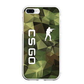 Чехол для iPhone 7Plus/8 Plus матовый с принтом CS GO CAMOUFLAGE в Санкт-Петербурге, Силикон | Область печати: задняя сторона чехла, без боковых панелей | astralis | awp | counter strike | cs go | cs go global offensive | cs:go | faze clan | hyper beast | team liquid | астралис | кс го | тим ликвид | фейз клан | хайпер бист