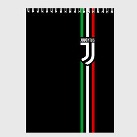 Скетчбук с принтом JUVENTUS ЮВЕНТУС в Санкт-Петербурге, 100% бумага
 | 48 листов, плотность листов — 100 г/м2, плотность картонной обложки — 250 г/м2. Листы скреплены сверху удобной пружинной спиралью | cr7 | fc juventus | football | juve | juventus | ronaldo | sport | роналдо | спорт | футбол | ювентус