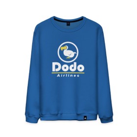 Мужской свитшот хлопок с принтом Dodo Airlines в Санкт-Петербурге, 100% хлопок |  | animal crossing | dodo airlines | new horizons | авиаперевозчик | вымышленная компания | доставка | мем | мемы | почта | самолёты | транспорт