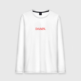 Мужской лонгслив хлопок с принтом damn merch в Санкт-Петербурге, 100% хлопок |  | Тематика изображения на принте: aftermath | damn | dawg | hip | hip hop | hop | interscope | kendrick | kendrick lamar | kid | lamar | official video | rap | rap hip hop | records | tde | top