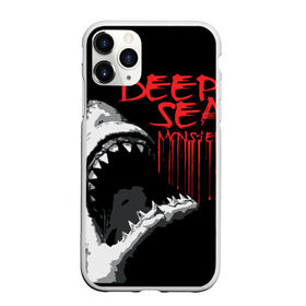 Чехол для iPhone 11 Pro Max матовый с принтом Deep Sea в Санкт-Петербурге, Силикон |  | Тематика изображения на принте: акула | монстр | море