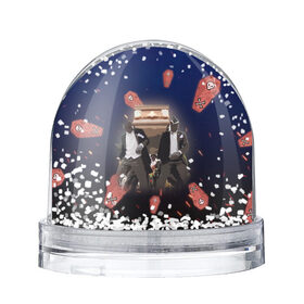 Снежный шар с принтом Coffin dance в Санкт-Петербурге, Пластик | Изображение внутри шара печатается на глянцевой фотобумаге с двух сторон | 2020 | 2020 год | black people | coffin dance | dance | dancing black | meme | кофин танец | мемы | танец | танцующие
