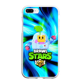 Чехол для iPhone 7Plus/8 Plus матовый с принтом BRAWL STARS SPROUT в Санкт-Петербурге, Силикон | Область печати: задняя сторона чехла, без боковых панелей | 8 bit | brawl stars | brawl stars sprout | crow | leon shark | max | mr.p | sally leon | shark | sprout | tara | werewolf leon | берли | бравл старс | ворон | макс | оборотень | спроут | тара