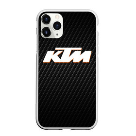 Чехол для iPhone 11 Pro Max матовый с принтом KTM КАРБОН (Z) в Санкт-Петербурге, Силикон |  | enduro | ktm | moto | motocycle | sportmotorcycle | ктм | мото | мотоспорт