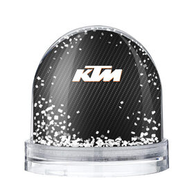 Снежный шар с принтом KTM КАРБОН (Z) в Санкт-Петербурге, Пластик | Изображение внутри шара печатается на глянцевой фотобумаге с двух сторон | enduro | ktm | moto | motocycle | sportmotorcycle | ктм | мото | мотоспорт