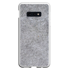 Чехол для Samsung S10E с принтом Серый бетон в Санкт-Петербурге, Силикон | Область печати: задняя сторона чехла, без боковых панелей | камень