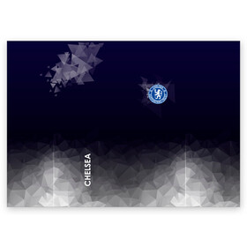Поздравительная открытка с принтом Chelsea в Санкт-Петербурге, 100% бумага | плотность бумаги 280 г/м2, матовая, на обратной стороне линовка и место для марки
 | atletico | barcelona | borussia | chelsea | cristiano | football | juventus | manchester city | manchester united | messi | real madrid | ronaldo | sport | спорт | футбол