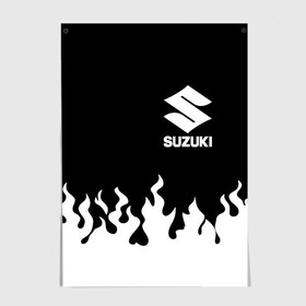 Постер с принтом SUZUKI (10) в Санкт-Петербурге, 100% бумага
 | бумага, плотность 150 мг. Матовая, но за счет высокого коэффициента гладкости имеет небольшой блеск и дает на свету блики, но в отличии от глянцевой бумаги не покрыта лаком | suzuki | авто | автомобиль | сузуки