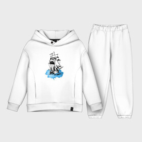 Детский костюм хлопок Oversize с принтом Корабль в Санкт-Петербурге,  |  | captain | fashion | ocean | sail | sailor | sea | ship | style | travel | water | yacht | вода | капитан | корабль | матрос | мода | море | океан | парус | путешествие | свобода | солнце | стиль | яхта