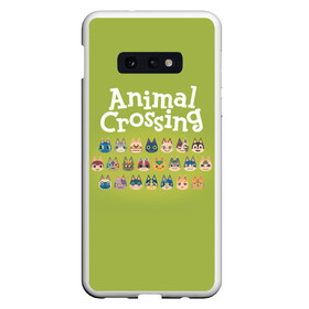 Чехол для Samsung S10E с принтом Animal Crossing в Санкт-Петербурге, Силикон | Область печати: задняя сторона чехла, без боковых панелей | animal crossing | isabelle | tom nook | энимал кроссинг