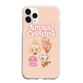 Чехол для iPhone 11 Pro Max матовый с принтом Animal Crossing в Санкт-Петербурге, Силикон |  | Тематика изображения на принте: animal crossing | isabelle | tom nook | энимал кроссинг