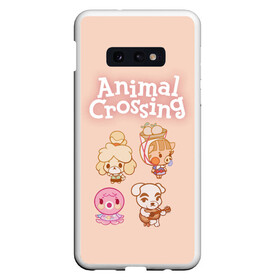 Чехол для Samsung S10E с принтом Animal Crossing в Санкт-Петербурге, Силикон | Область печати: задняя сторона чехла, без боковых панелей | Тематика изображения на принте: animal crossing | isabelle | tom nook | энимал кроссинг